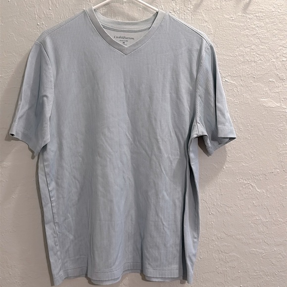 🆕 Men’s Croft & Barrow V-Neck Tee - Pack of 2 - Medium - Picture 3 of 7